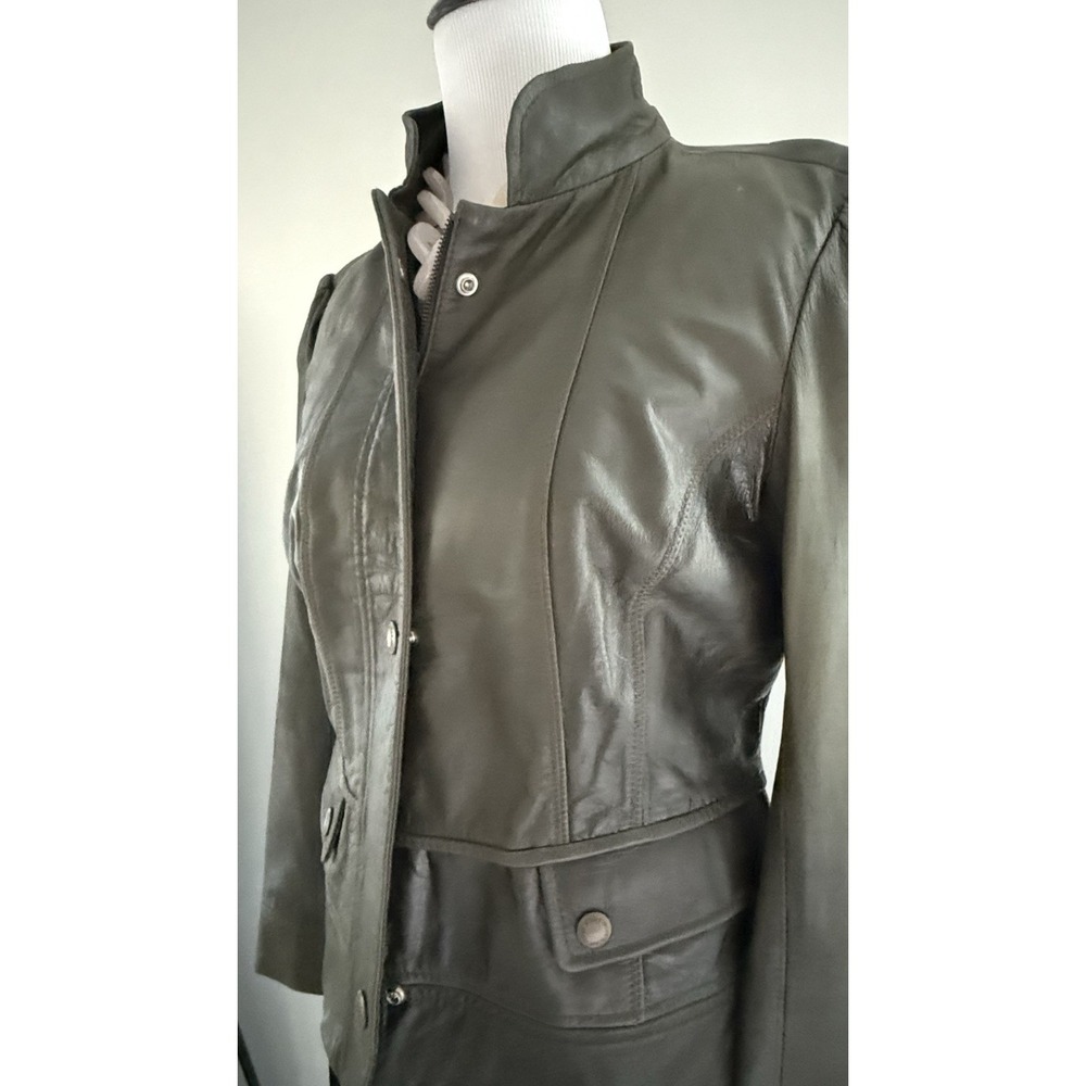 DKNY faux Leather Jacket
